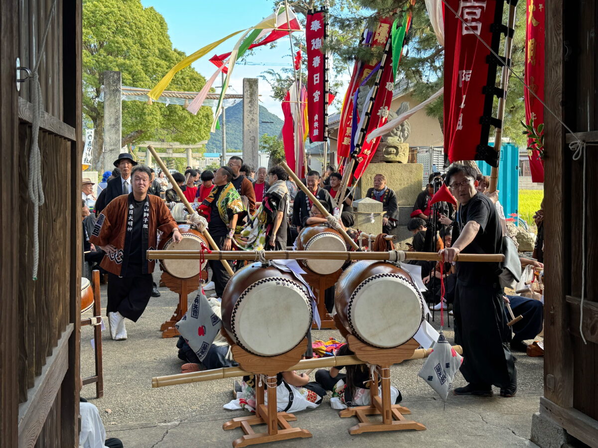 2025年 多度津町山階・春日神社 秋季例大祭 舞い込み