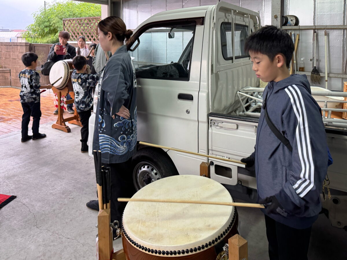 2025年 第41回四箇地区文化祭 道具出し 上小原獅子組