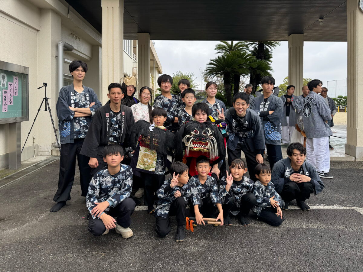 2025年 第41回四箇地区文化祭 記念 集合写真 上小原獅子組