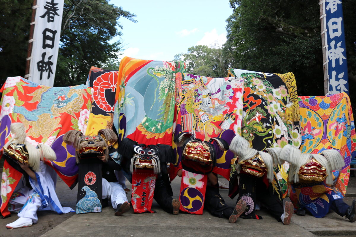 2025年 多度津町山階・春日神社 秋季例大祭 記念 山階獅子組