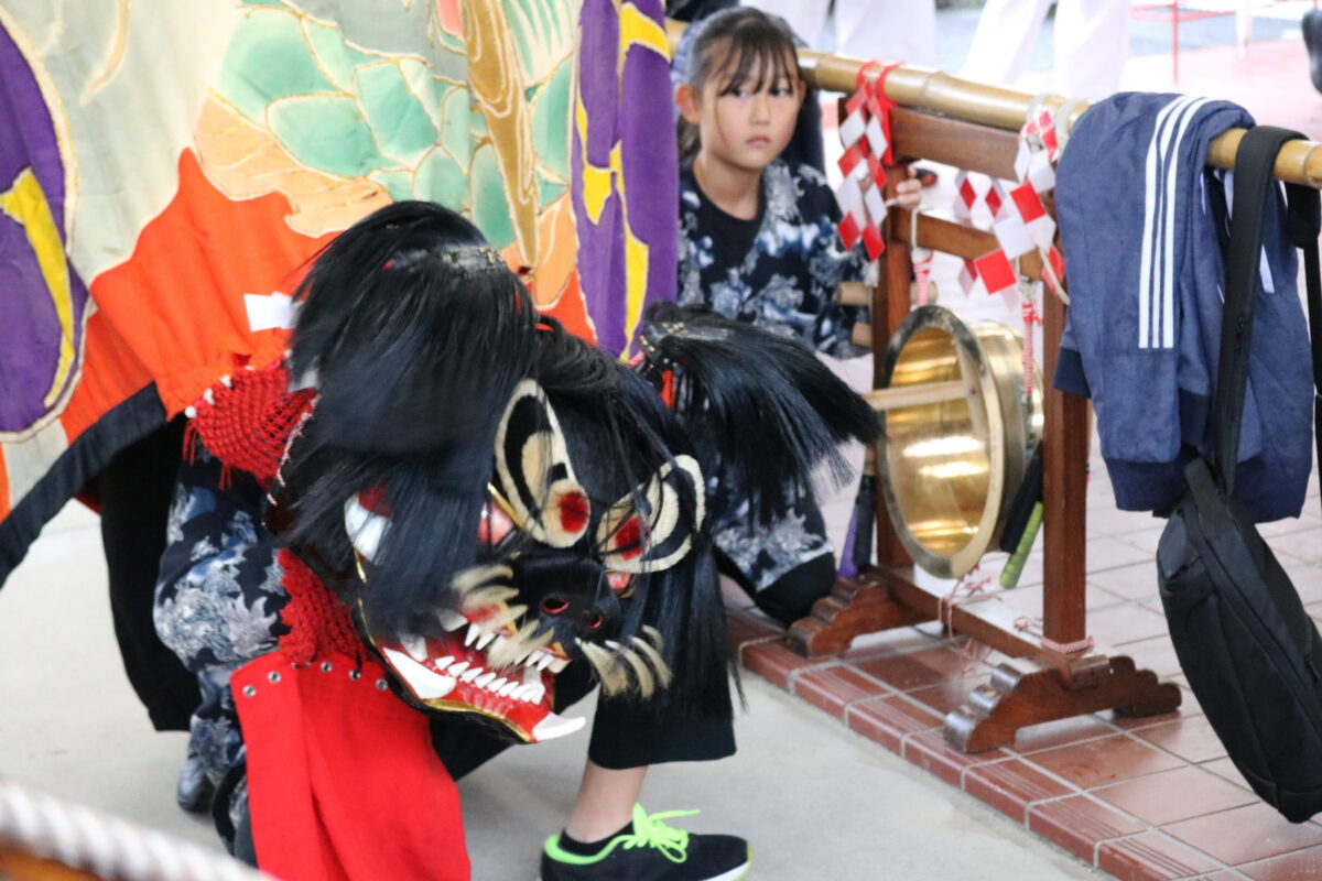 2025年 第41回四箇地区文化祭 演舞1回目 上小原獅子組