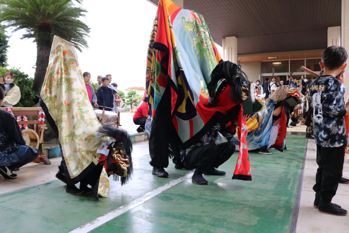 2025年 第41回四箇地区文化祭 山階一斉演舞 上小原獅子組