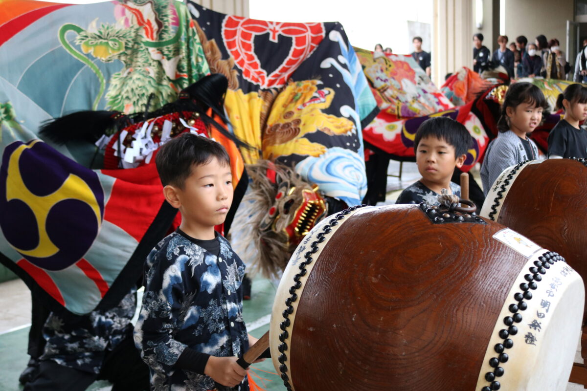 2025年 第41回四箇地区文化祭 山階一斉演舞 上小原獅子組