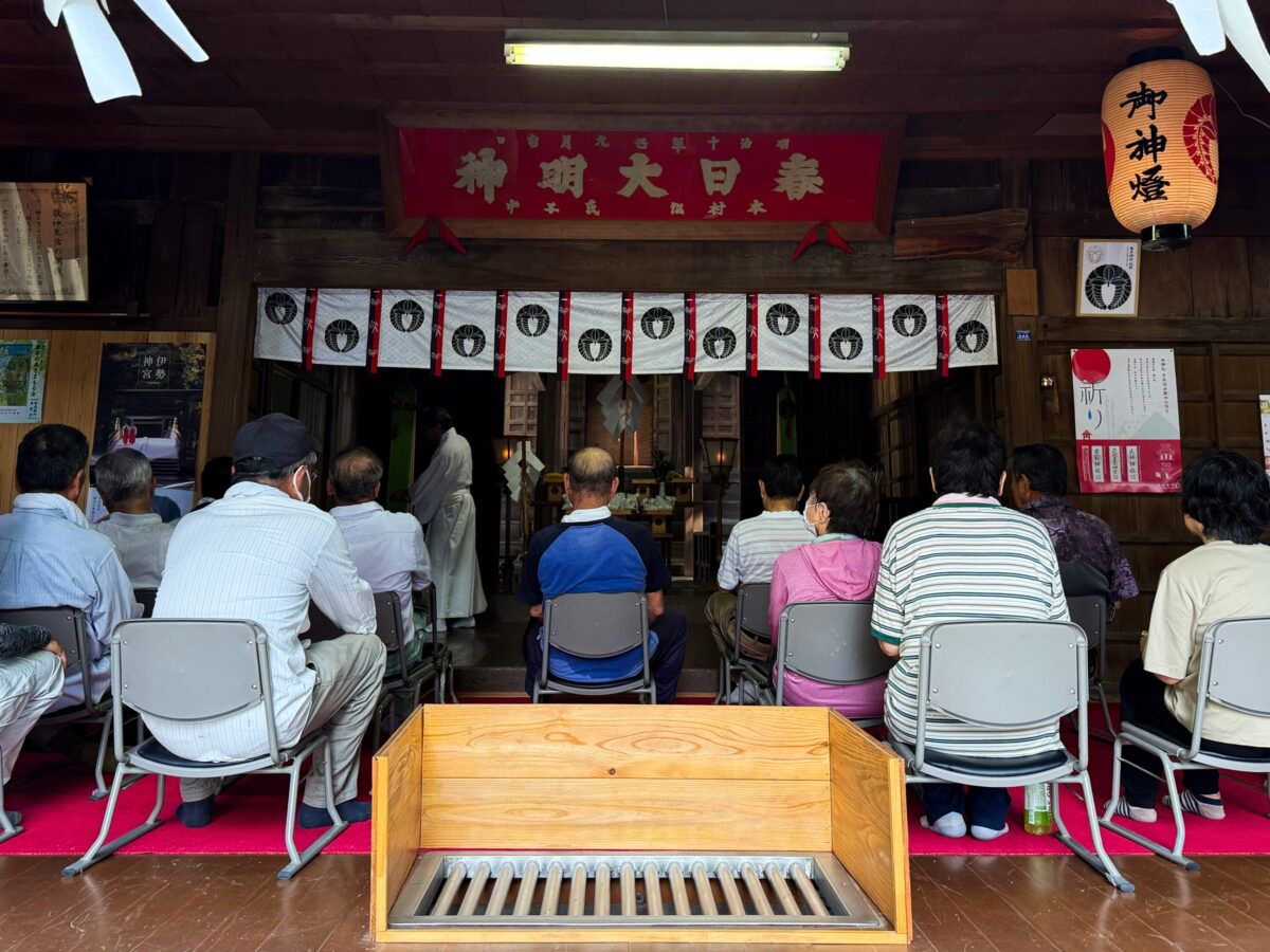 2026年 多度津町山階・春日神社 拝殿 夏御祈祷