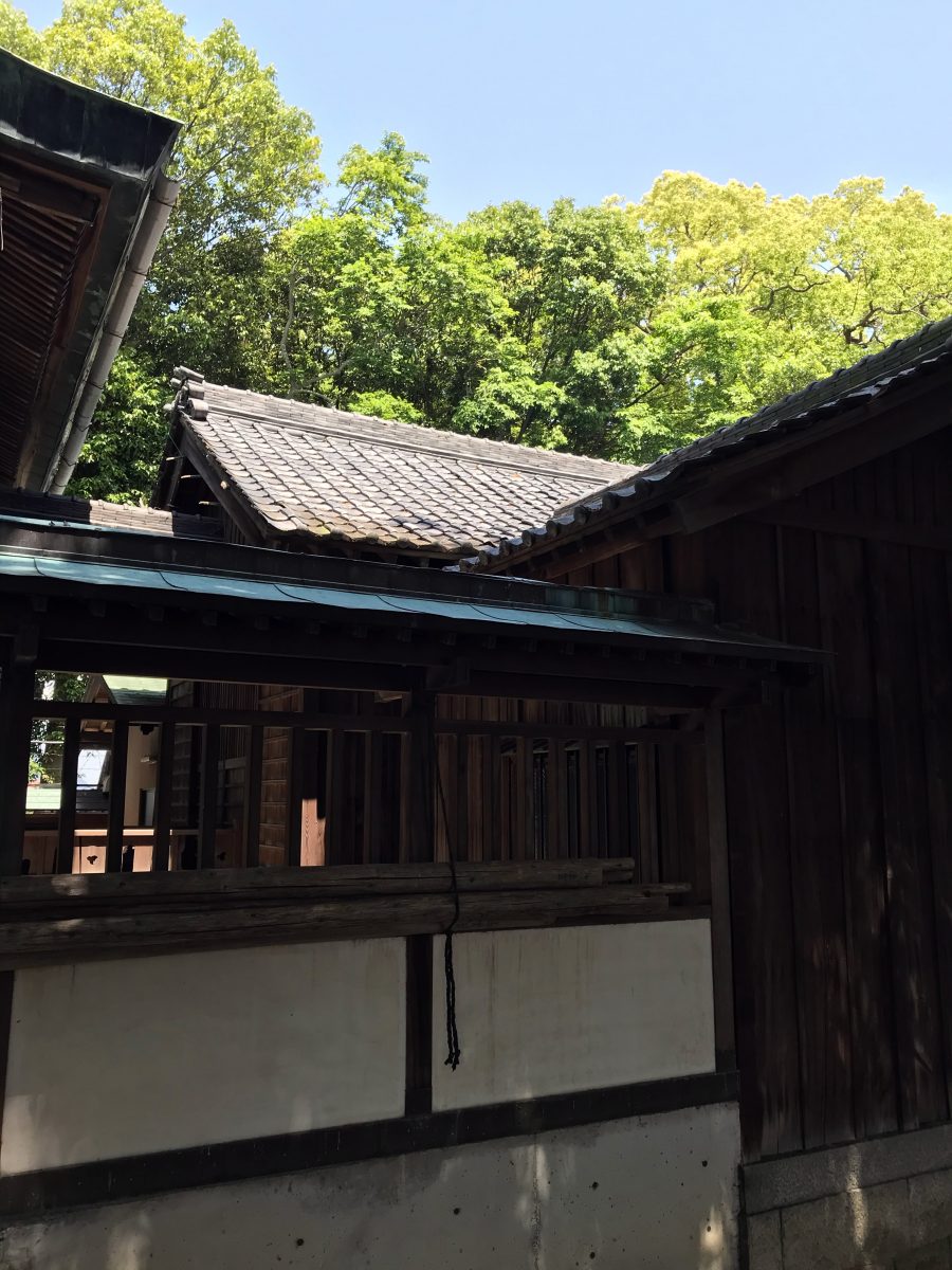 多度津町山階・春日神社 幣殿