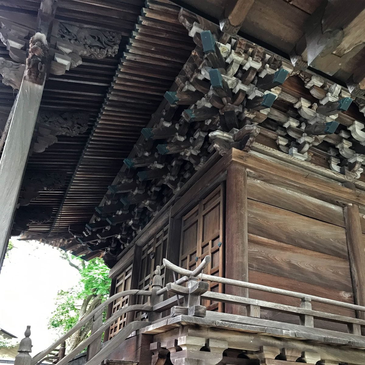多度津町山階・春日神社 本殿 枓栱